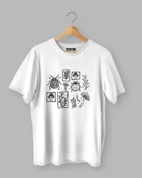 Camiseta H. BLANCA frente Camiseta Hongosto